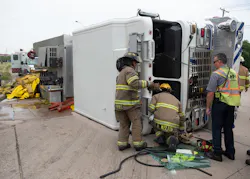 Enhanced breaking, smarter seat belts and roll cages have led the way in the efforts by fire departments, apparatus manufacturers and technology suppliers to make the trip to the incident scene safer for firefighters. Enhanced breaking, smarter seat belts and roll cages have led the way in the efforts by fire departments, apparatus manufacturers and technology suppliers to make the trip to the incident scene safer for firefighters.