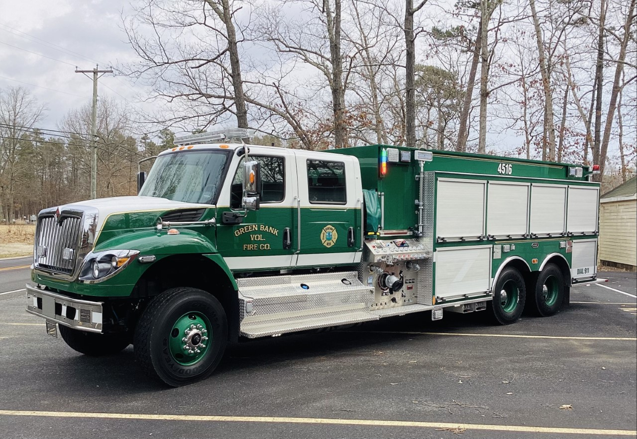 The Green Bank Volunteer Fire Company in Washington Township has taken delivery of a custom-built KME tender.