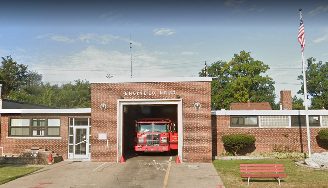 A Detroit firefighter had to call a mayday after the floor collapsed from under him battling a dwelling fire.