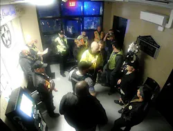 Surveillance footage Inside the Graves County Jail as jailers, police and fire are about to preform the mass evacuation Surveillance footage Inside the Graves County Jail as jailers, police and fire are about to preform the mass evacuation