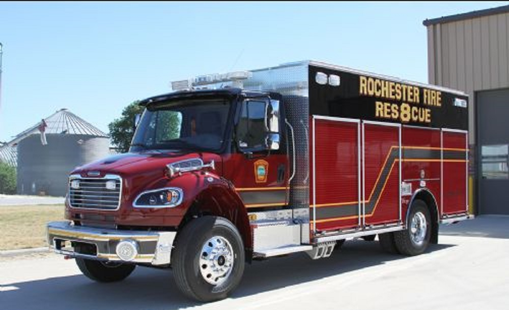 The Rochester Fire Department has taken delivery of a custom-built Toyne rescue apparatus.