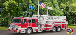 Pierce announced the sale of the 300th Ascendant 100’ Heavy-Duty Aerial Tower with mid-mount configuration, purchased by the Austin Fire Department in Texas. Pierce announced the sale of the 300th Ascendant 100’ Heavy-Duty Aerial Tower with mid-mount configuration, purchased by the Austin Fire Department in Texas.