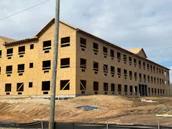 There will be a significant number of living units per floor when construction of this multifamily dwelling is completed. Preplanning should bring an appropriate number of resources on the initial alarm to handle a fire. Those resources, comprising multiple companies, will perform many tasks at the same time. Coordination is critical to safety and success. There will be a significant number of living units per floor when construction of this multifamily dwelling is completed. Preplanning should bring an appropriate number of resources on the initial alarm to handle a fire. Those resources, comprising multiple companies, will perform many tasks at the same time. Coordination is critical to safety and success.