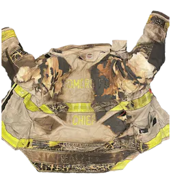 “I wore my full PPE, and it did its job,” SVFD Chief Jonathan Mackey says. “This diligence comes from practice,” he adds. “When you’re under intense stress, muscle memory takes over.” “I wore my full PPE, and it did its job,” SVFD Chief Jonathan Mackey says. “This diligence comes from practice,” he adds. “When you’re under intense stress, muscle memory takes over.”