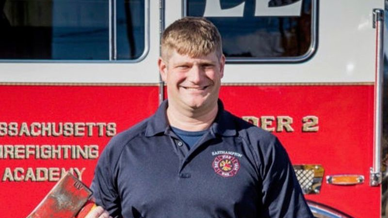 Easthampton firefighter Nicholas Tillman.