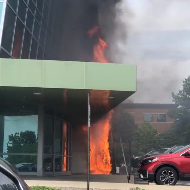 Derry Fire Chief James Richardson said the fire possibly started in mulch, and quickly spread.