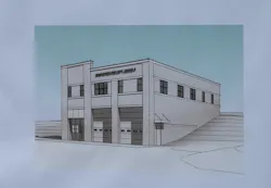 The fire station will open next summer. The fire station will open next summer.