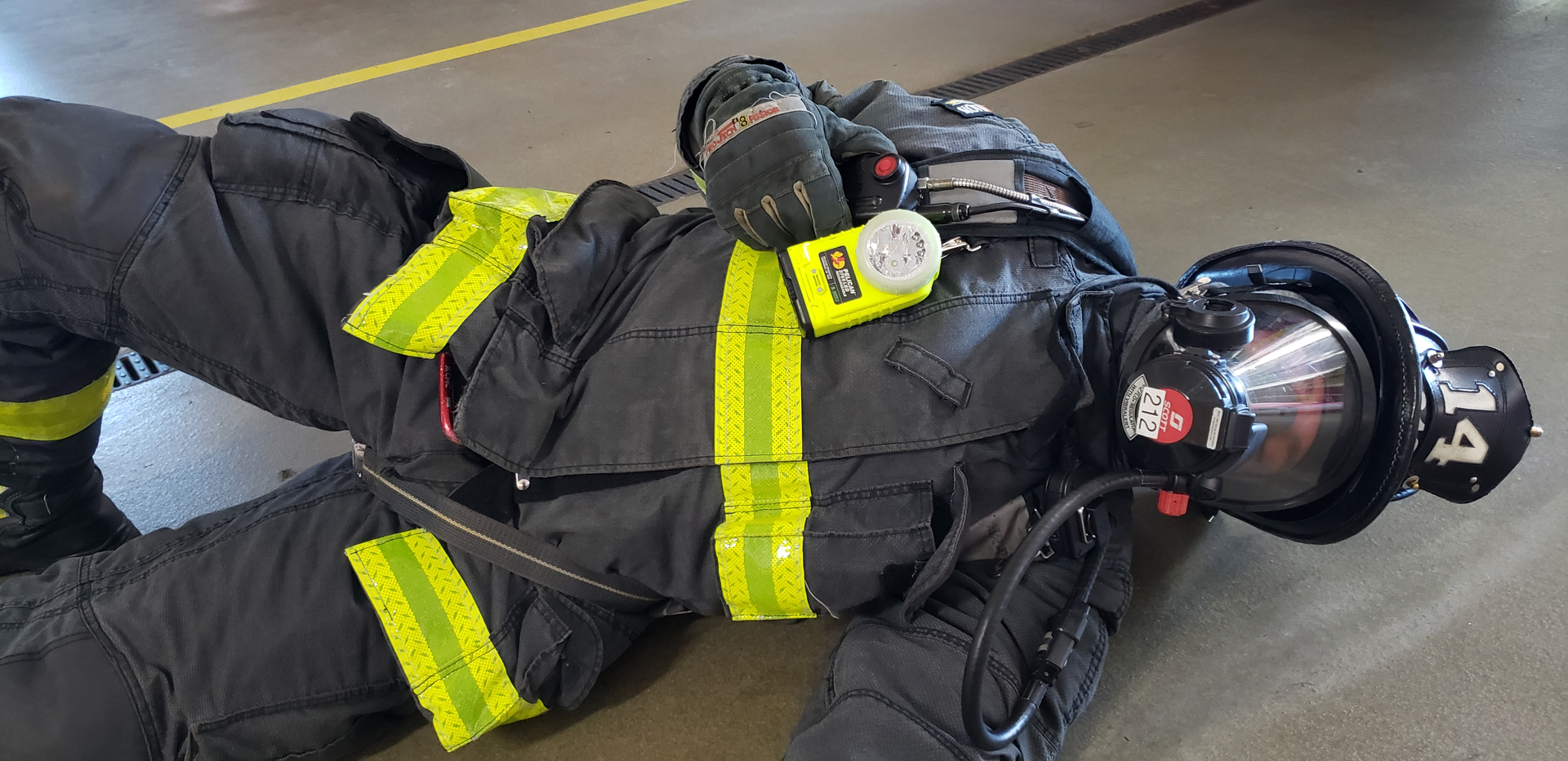 Converting an SCBA into a usable harness for firefighter removal is an essential RIT skill that should be practiced in all types of conditions.