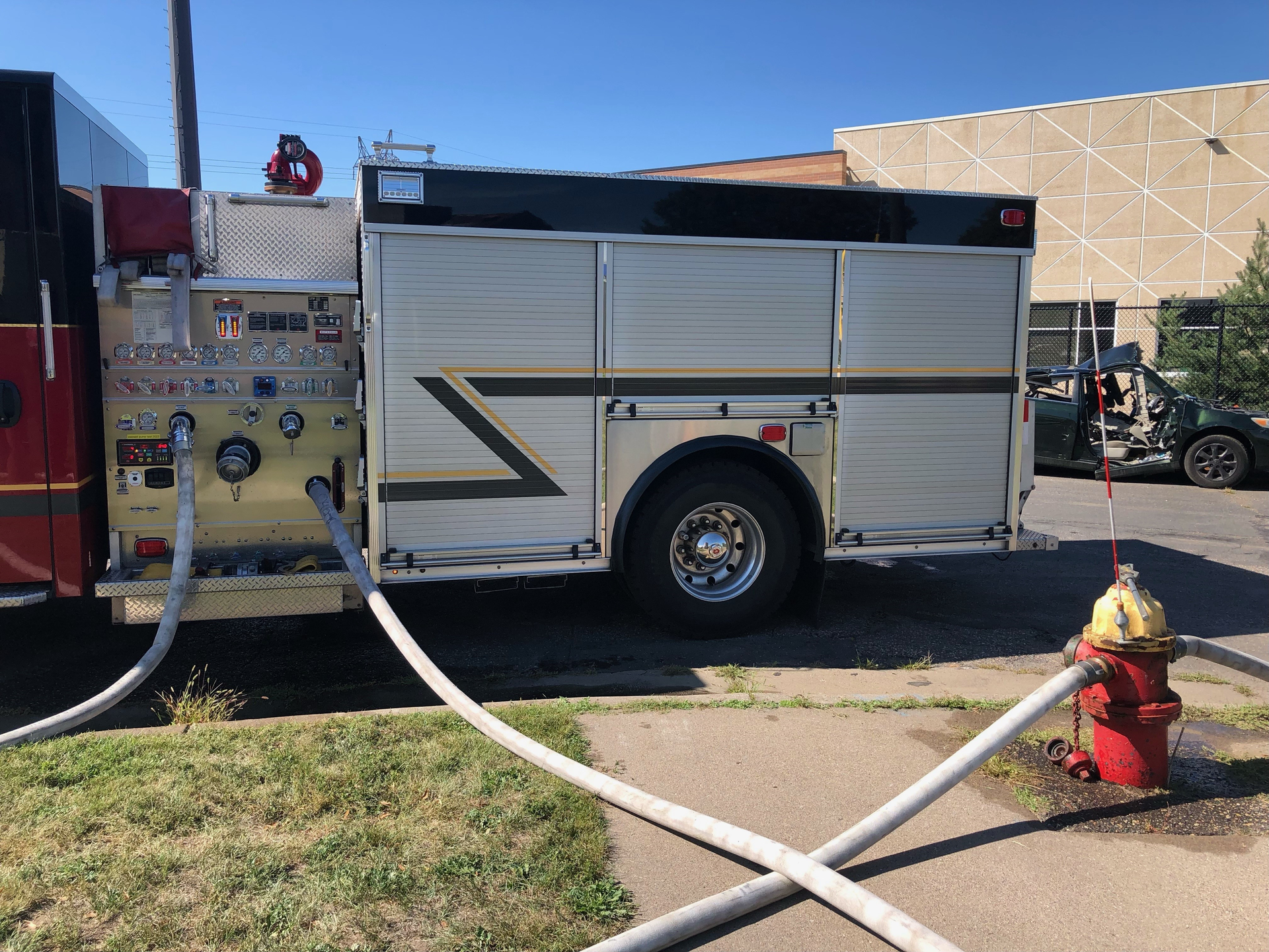 Recirculating warm tank water through a frozen hydrant might thaw it to a usable point. This method was learned from Capt. Chad Cox and the crew of Wichita, KS, Fire Department Engine Company 22.