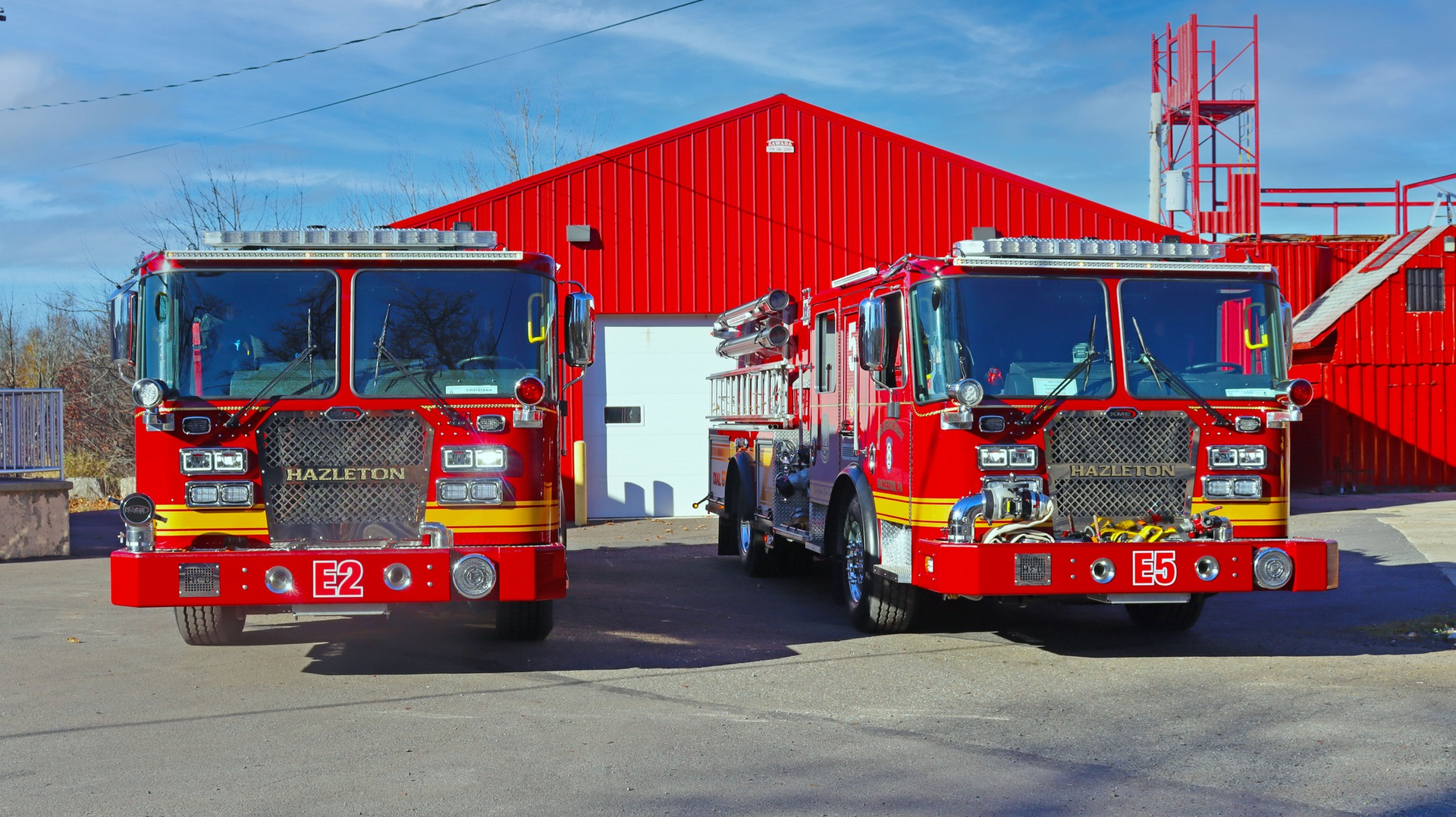 Hazelton Fire Dept Kme Pumpers 1