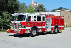The Arlington County, VA, Fire Department operates a fleet of well-designed engine apparatus. Engine 105 is a 2020 Pierce Arrow XT pumper. Its wheelbase is 183½ inches. Its overall length is 31 feet. The Arlington County, VA, Fire Department operates a fleet of well-designed engine apparatus. Engine 105 is a 2020 Pierce Arrow XT pumper. Its wheelbase is 183½ inches. Its overall length is 31 feet.