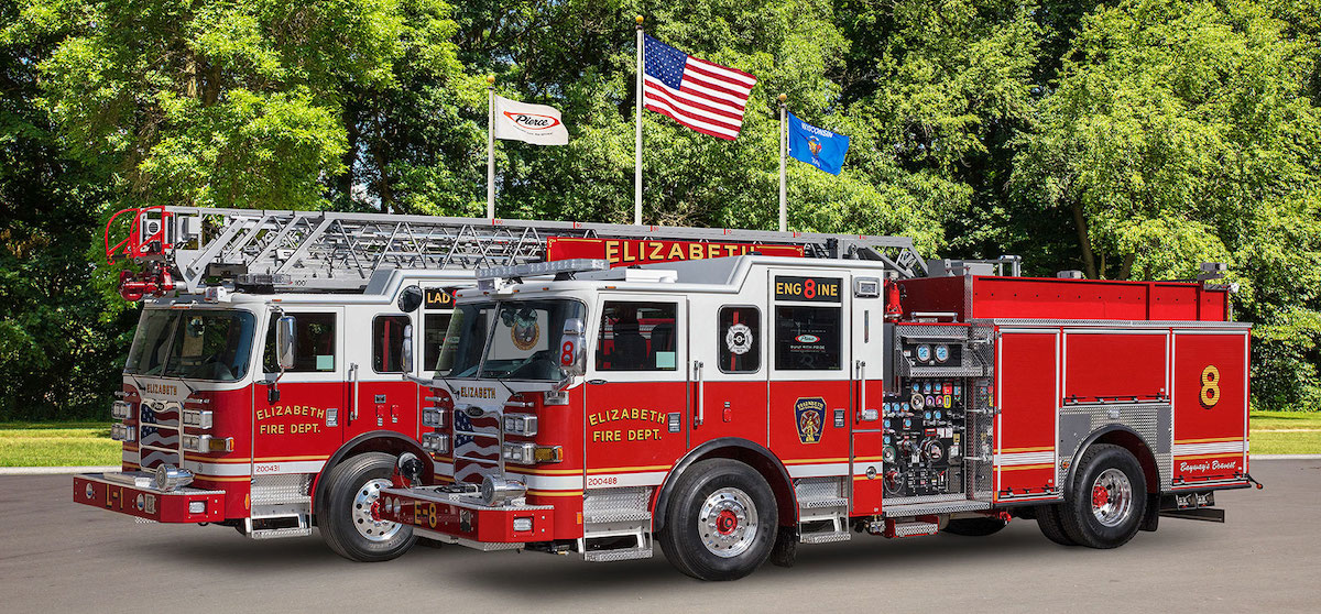 The Elizabeth, NJ, Fire Department in New Jersey will upgrade its fleet with seven new custom Pierce fire apparatus.