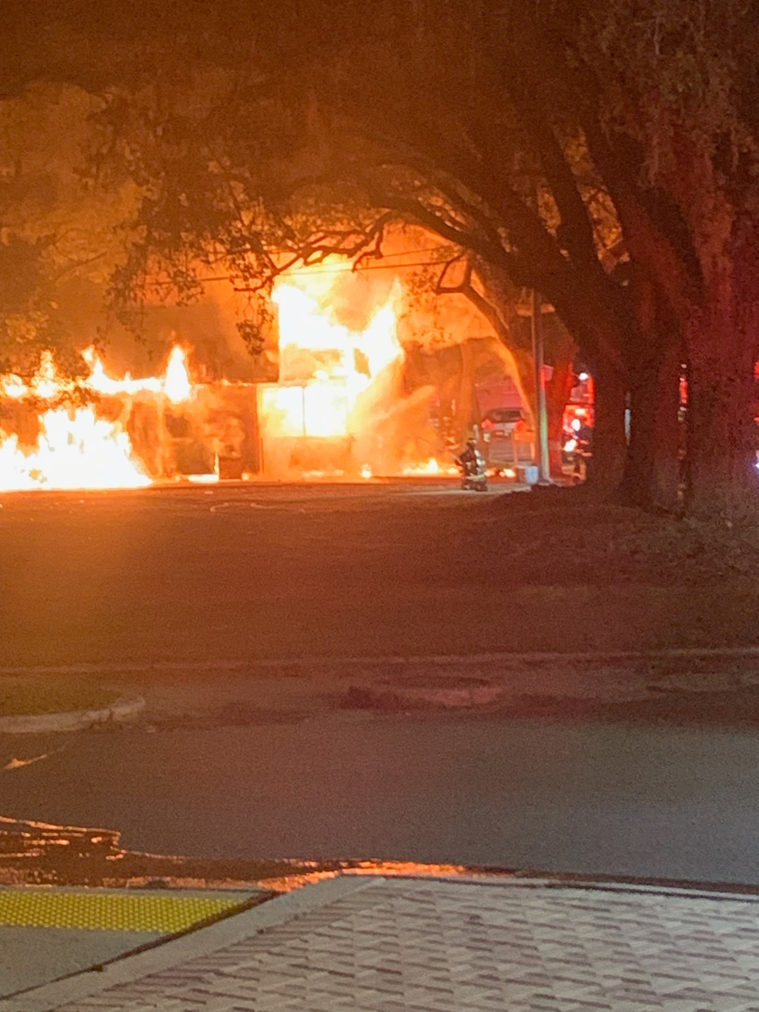 This is what Clearwater firefighters enountered Monday morning.