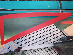 When operating at a window with an aerial bucket, a gap is created between the bucket and the building. An operator must be mindful of this triangular gap, because a firefighter or a victim has the potential of falling through while that individual exits or enters the bucket. When operating at a window with an aerial bucket, a gap is created between the bucket and the building. An operator must be mindful of this triangular gap, because a firefighter or a victim has the potential of falling through while that individual exits or enters the bucket.