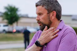 Joshua Barnwell, city operations administrator of New Fairview, and a combat veteran, talks during an interview outside Allen Premium Outlets. He was shopping inside when the shooting happened and provided medical support on the spot. Joshua Barnwell, city operations administrator of New Fairview, and a combat veteran, talks during an interview outside Allen Premium Outlets. He was shopping inside when the shooting happened and provided medical support on the spot.