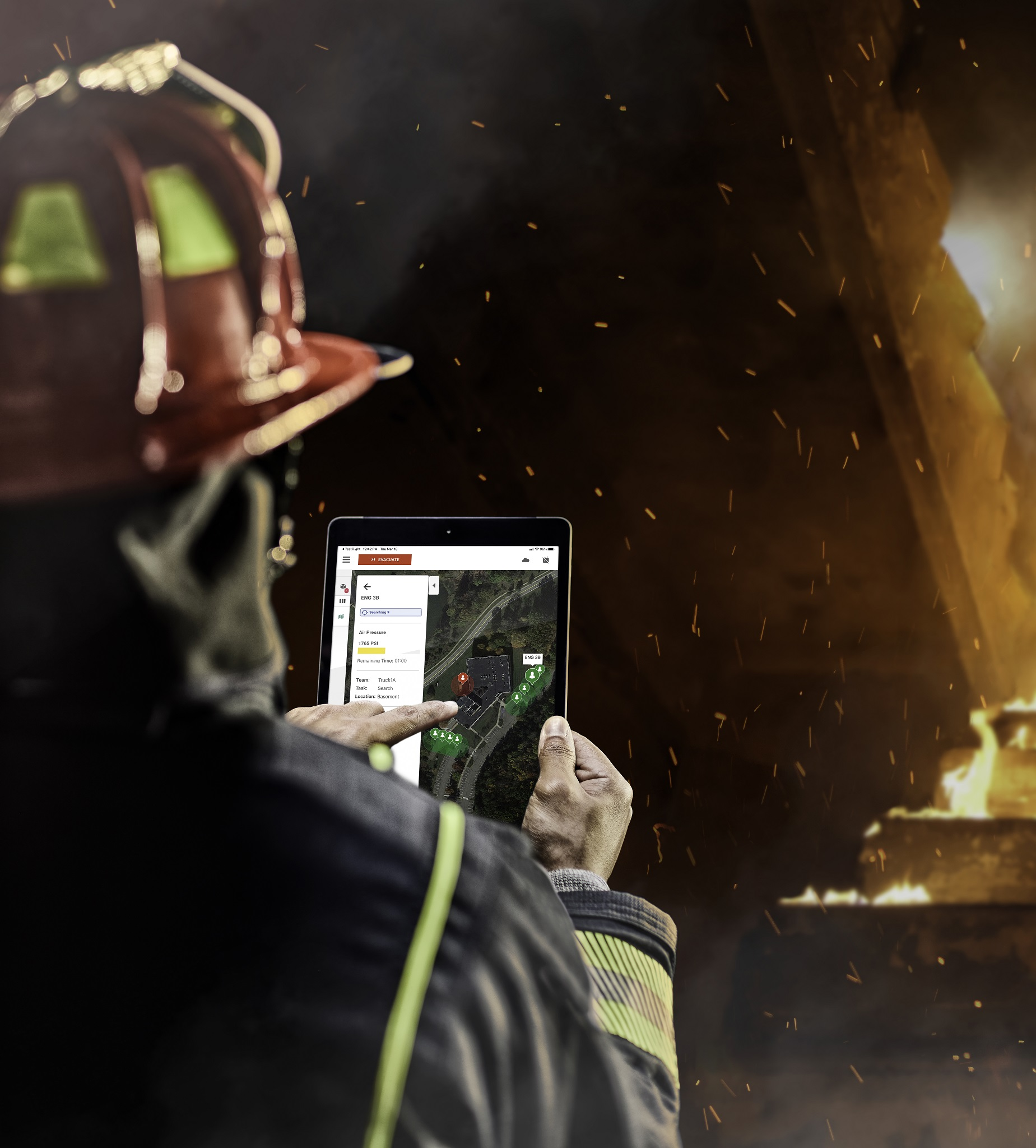 Fire Grid Map View Vertical Ots