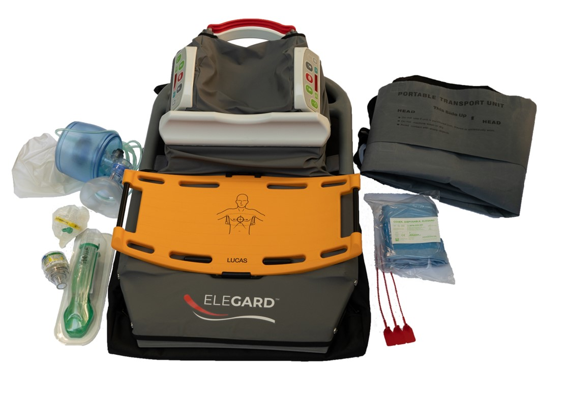 When the backpacks are laid out, the equipment is staged perfectly to rapidly apply the augmented reperfusion &ldquo;foundation.&rdquo;