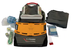 When the backpacks are laid out, the equipment is staged perfectly to rapidly apply the augmented reperfusion “foundation.” When the backpacks are laid out, the equipment is staged perfectly to rapidly apply the augmented reperfusion “foundation.”