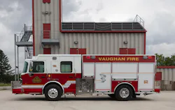 This Spartan ER IPS-NXT pumper was constructed for Vaughan, ON, Canada, Fire and Rescue Service. This Spartan ER IPS-NXT pumper was constructed for Vaughan, ON, Canada, Fire and Rescue Service.