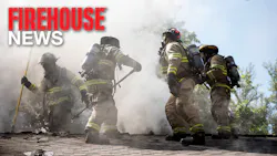 Firefighter Ventilating a Roof Firefighter Ventilating a Roof