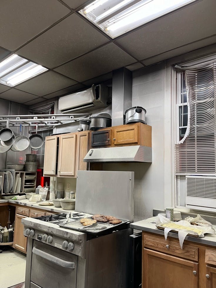 An accidental kitchen fire damaged the kitchen at Fairfield Fire Station 1. Firefighters left the stove on when dispatched to a call.
