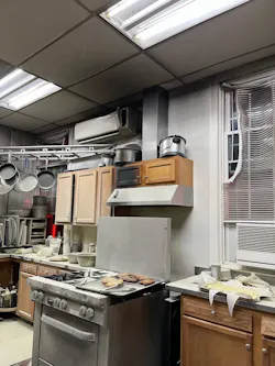 An accidental kitchen fire damaged the kitchen at Fairfield Fire Station 1. Firefighters left the stove on when dispatched to a call. An accidental kitchen fire damaged the kitchen at Fairfield Fire Station 1. Firefighters left the stove on when dispatched to a call.