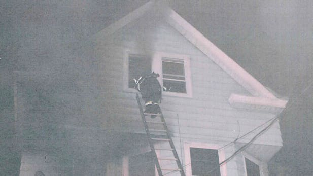 Paterson firefighter Ryan Stockle helped the first victim escape the building and then found three victims, including two children, inside the top floor.