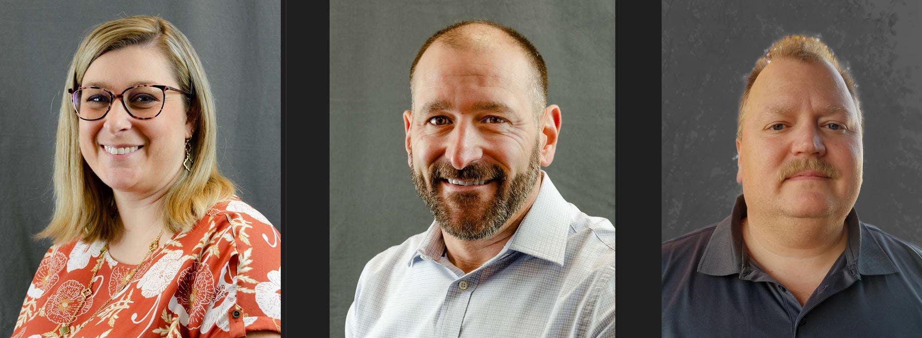 Amy Steele was named Customer Service Manager, Elkhart Brass; Jeff Seidner was named Strategic Account Manager; Jason Witmier will become the Director, Education & Technology.