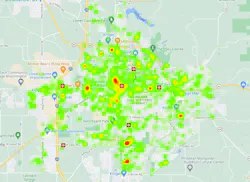 Using GIS mapping to show data provides relevance when it’s converted to a map layer with other points of reference. Using GIS mapping to show data provides relevance when it’s converted to a map layer with other points of reference.