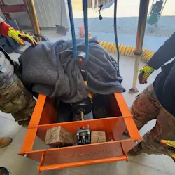 The Heavy Roller prop facilitates a scenario on a larger scale, where you’re able to stabilize both the moving components, the rollers and a simulated victim. The Heavy Roller prop facilitates a scenario on a larger scale, where you’re able to stabilize both the moving components, the rollers and a simulated victim.