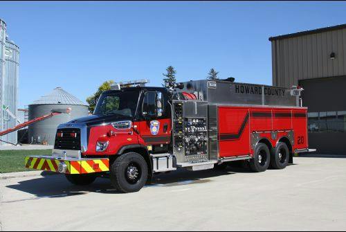 The Howard County, TX, Volunteer Fire Department worked with Toyne to build this tanker.