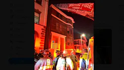 A fire Friday night displaced seven residents in Boston's Roxbury neighborhood. A fire Friday night displaced seven residents in Boston's Roxbury neighborhood.