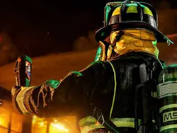 The LUNAR Connected Device, which is a handheld, wireless personal accountability device, can be employed for search and rescue operations in mutual aid responses. The LUNAR Connected Device, which is a handheld, wireless personal accountability device, can be employed for search and rescue operations in mutual aid responses.