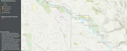 This GIS solution shows the various hazards of the Boise River to include permanent issues and seasonal problems, such as the location of poison ivy on the shore. This GIS solution shows the various hazards of the Boise River to include permanent issues and seasonal problems, such as the location of poison ivy on the shore.