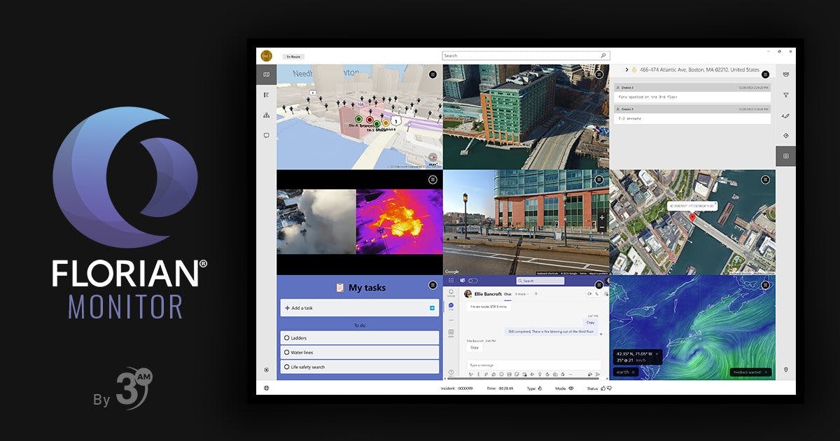 Monitor's interface is designed to display tiles containing both pre-set and real-time information, all on a single screen.