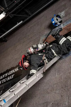 In the case of an unexpected fall, the patented magnetic braking system within the TRUBLUE iQ immediately activates, safely lowering the fallen trainee to the ground. In the case of an unexpected fall, the patented magnetic braking system within the TRUBLUE iQ immediately activates, safely lowering the fallen trainee to the ground.