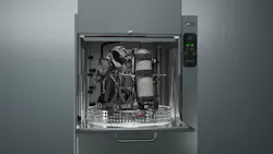 The Solo Rescue decon washer from RESCUE Intellitech is an essential part of every modern fire department’s decontamination process. The Solo Rescue decon washer from RESCUE Intellitech is an essential part of every modern fire department’s decontamination process.