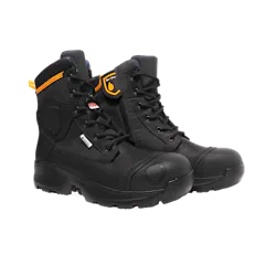 The boot features a Vibram® FIRE & ICE sole, which makes it 30% lighter than conventional structural firefighter boots. The boot features a Vibram® FIRE & ICE sole, which makes it 30% lighter than conventional structural firefighter boots.