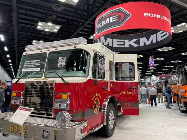 Visit KME at Booth #3901 to see the fire apparatus in person.