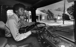 Atlanta Firefighter Emma Morris was the first Black female apparatus driver. Atlanta Firefighter Emma Morris was the first Black female apparatus driver.