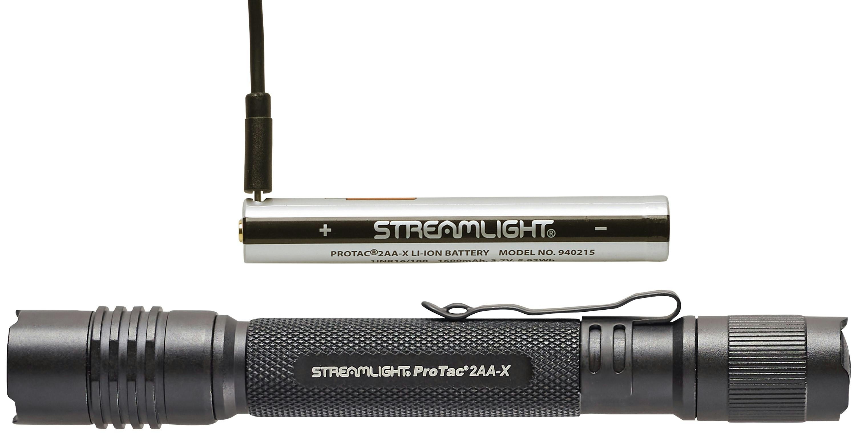 The ProTac&circledR; 2AA-X USB personal carry light delivers 550 lumens and 10,250 candela.