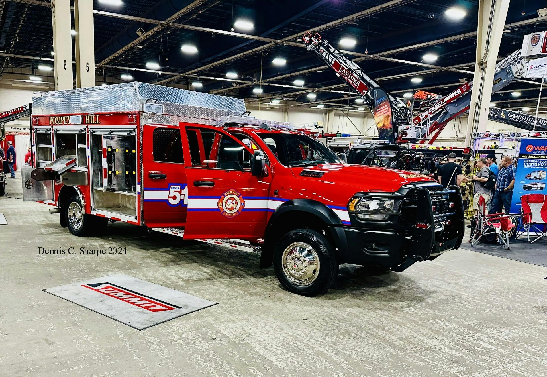 The Pompey Hill Fire Department worked with Summit Fire Apparatus to build this light rescue with a 12-foot aluminum body.