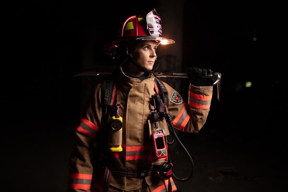 Female firefighters have historically faced difficulties in securing properly fitting gear.