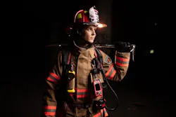 Female firefighters have historically faced difficulties in securing properly fitting gear. Female firefighters have historically faced difficulties in securing properly fitting gear.