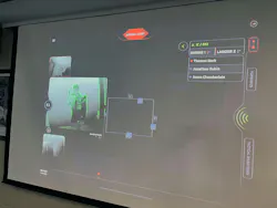 Among C-THRU's technology offerings is edge detection, which can be viewed on the Visual Command tablet during a training exercise. Among C-THRU's technology offerings is edge detection, which can be viewed on the Visual Command tablet during a training exercise.