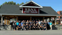 Instructors from the First Responder Center for Excellence and firefighters from FDNY and other departments attended the two-day Functional Fitness and Wellness workshop. Instructors from the First Responder Center for Excellence and firefighters from FDNY and other departments attended the two-day Functional Fitness and Wellness workshop.