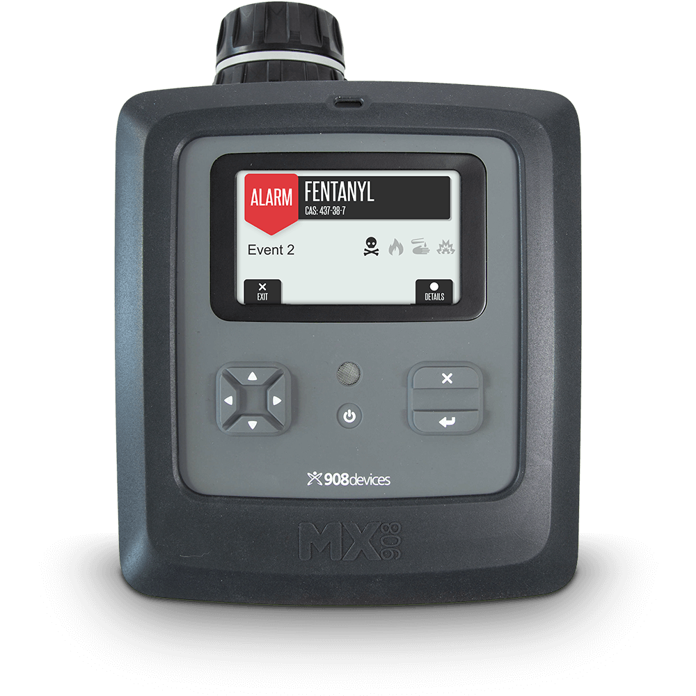MX908 is a multi-mission handheld mass spectrometer for real-time chemical detection and identification, utilized by elite responders conducting chemical, explosive, priority drug and HazMat operations around the world.