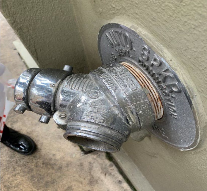 The New Orleans Fire Department issues a warning to business owners that copper thieves may be stealing copper parts of fire department connections.