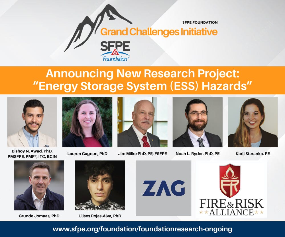 The research team will collaboratively work with the SFPE Foundation and its technical review panel throughout the entire project.