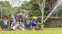 During this recent trip to Kenya, volunteers from the U.S. passed on their firefighting knowledge during the symposium. During this recent trip to Kenya, volunteers from the U.S. passed on their firefighting knowledge during the symposium.